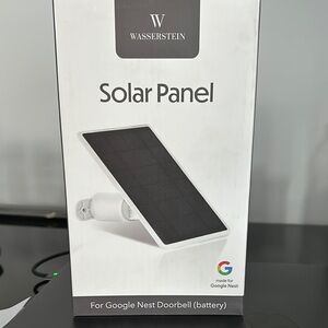 Solar Panel for Google Nest Doorbell - White